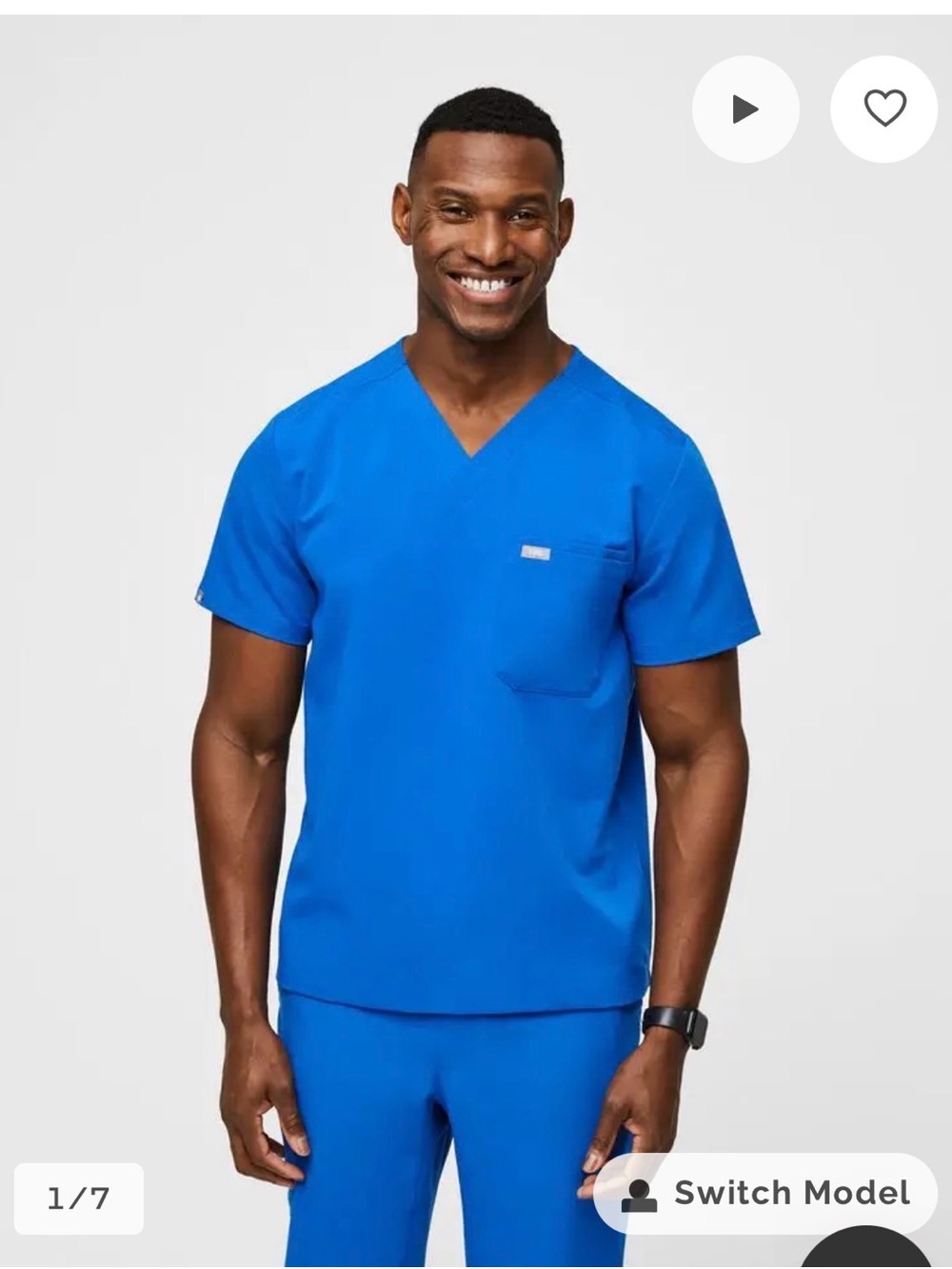 Figs Leon Scrub Top